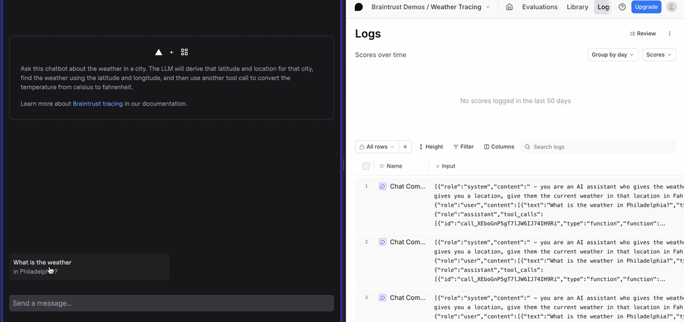using trace to create spans