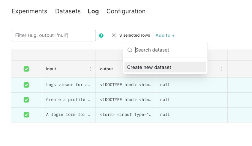 Dataset Field Html Generating beautiful HTML components - Braintrust