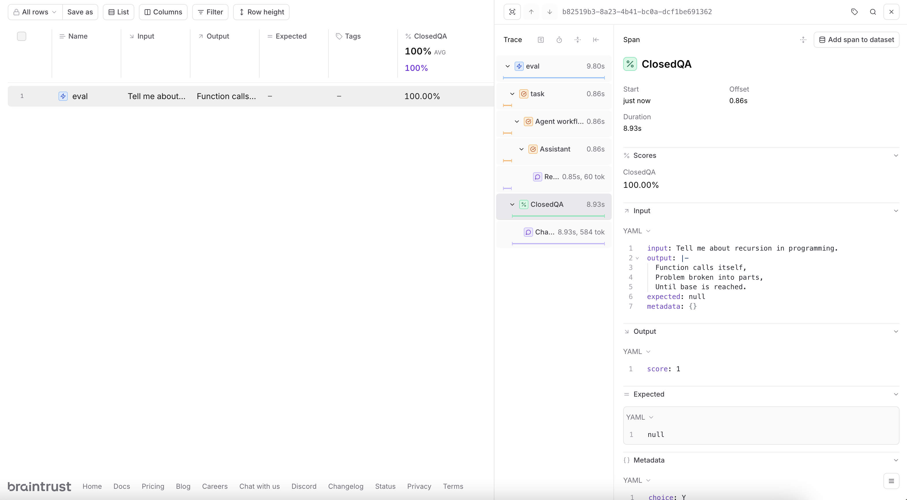 OpenAI Agents SDK Eval