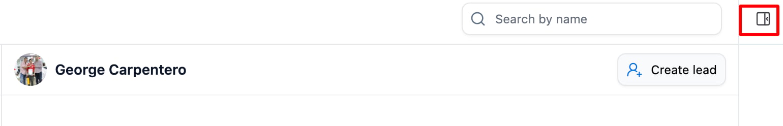 Can I access lead info from a Social Inbox message? screenshot 2