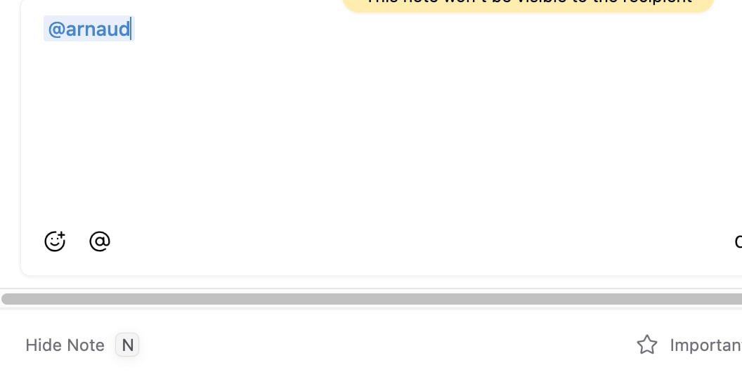 Can I add a note and tag my team in Social Inbox messages? screenshot 1
