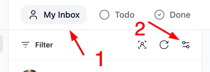 Can I switch to other inboxes my team has given me access to in the Social Inbox? screenshot 1