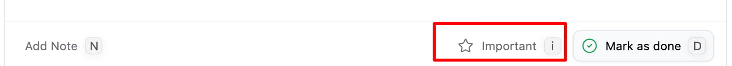 How can I mark messages as important? screenshot 1
