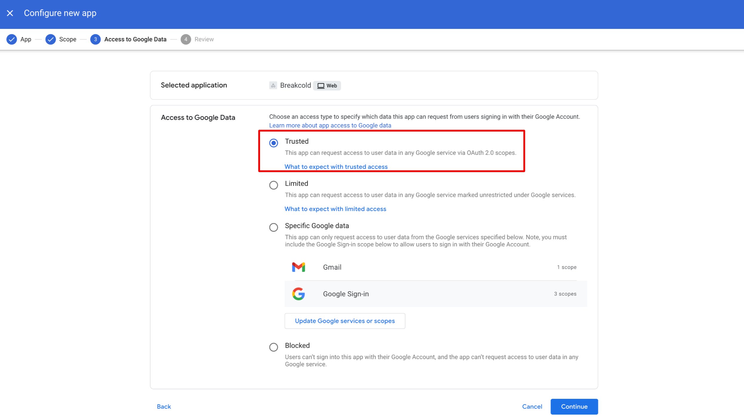 How to Connect a GSuite Account screenshot 3