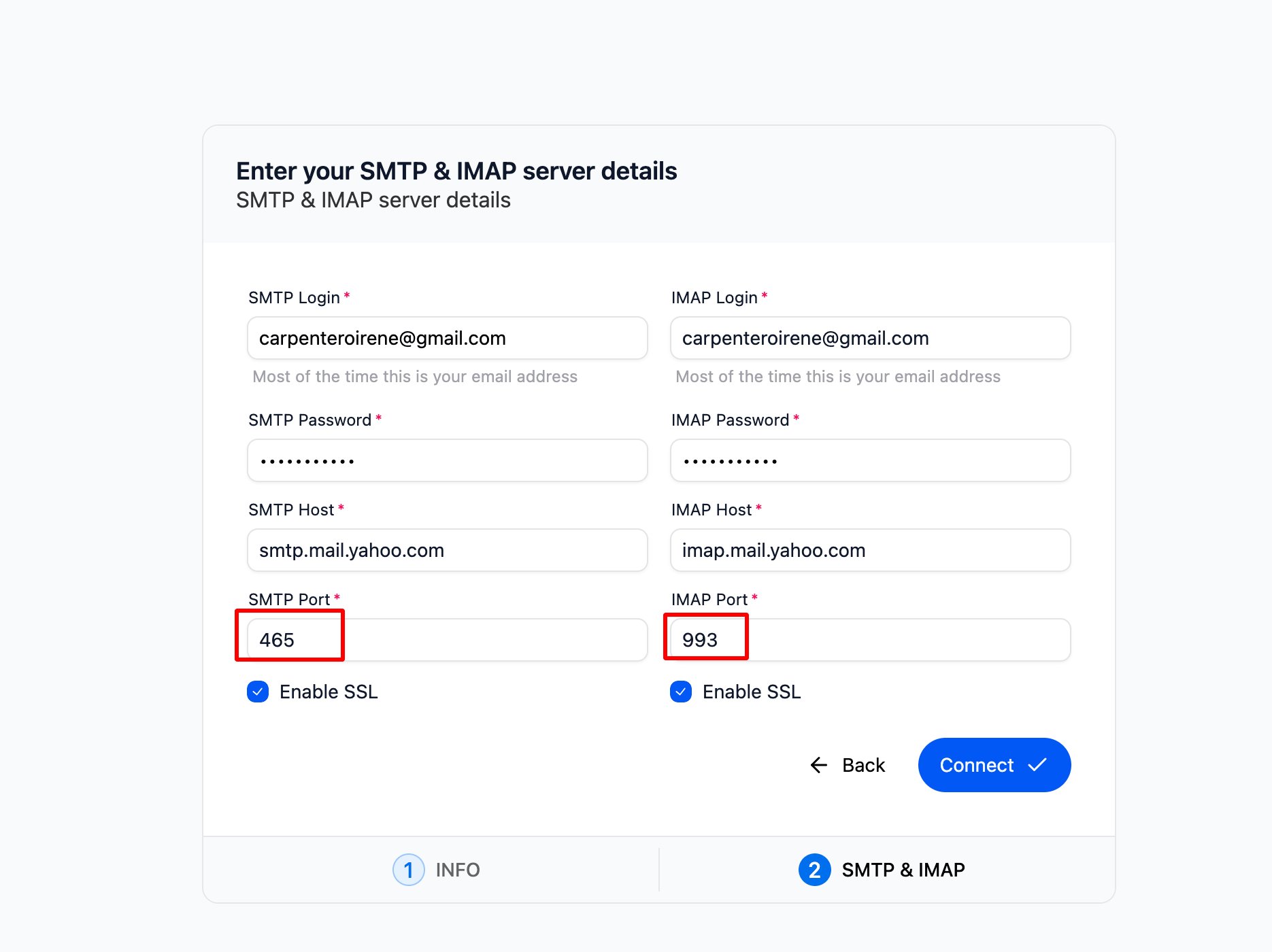 How to Connect an SMTP/IMAP Account screenshot 1