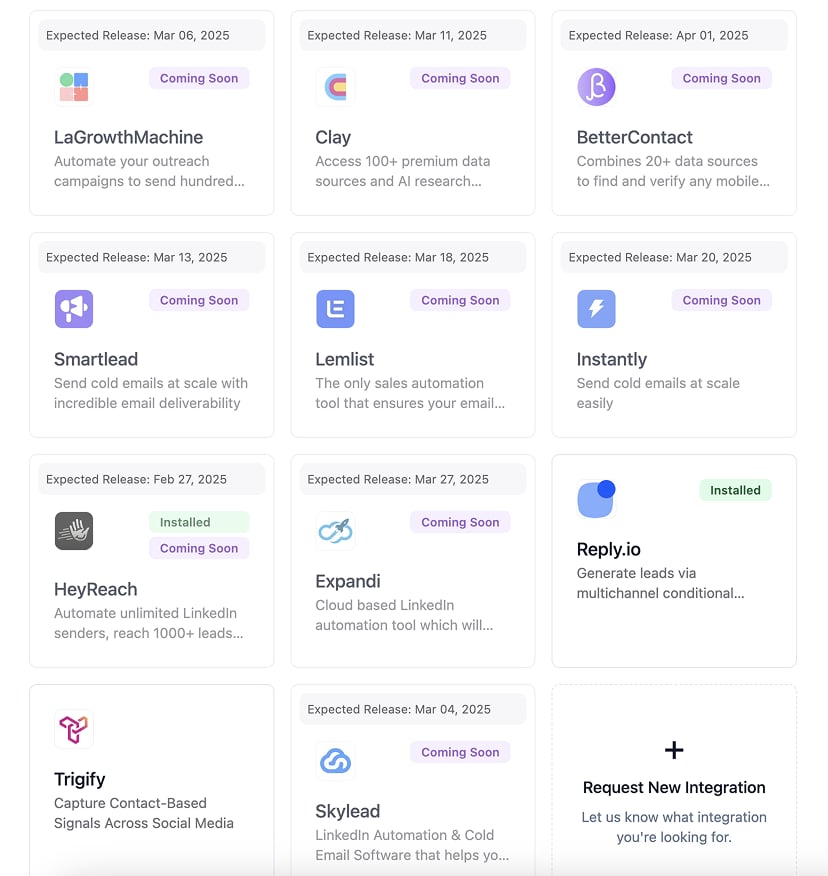 Native CRM integration: HeyReach for smooth LinkedIn Workflows 🎉 screenshot 4