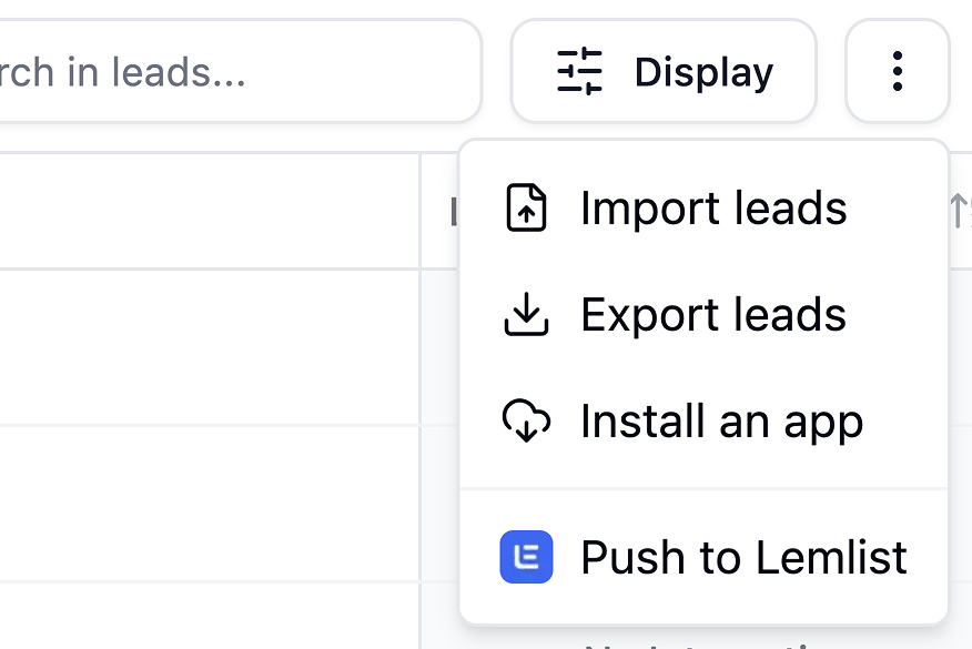 native CRM integration: Lemlist w/ quick interview with CEO 🎉 screenshot 2