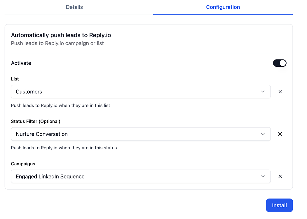 native CRM integration: REPLY.IO for multi-channel outreach & more 🎉 screenshot 4