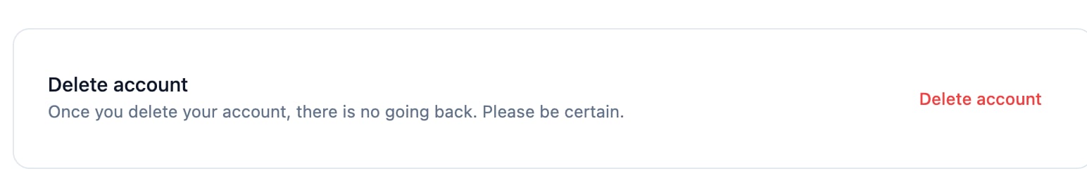 How can I delete my account? screenshot 1