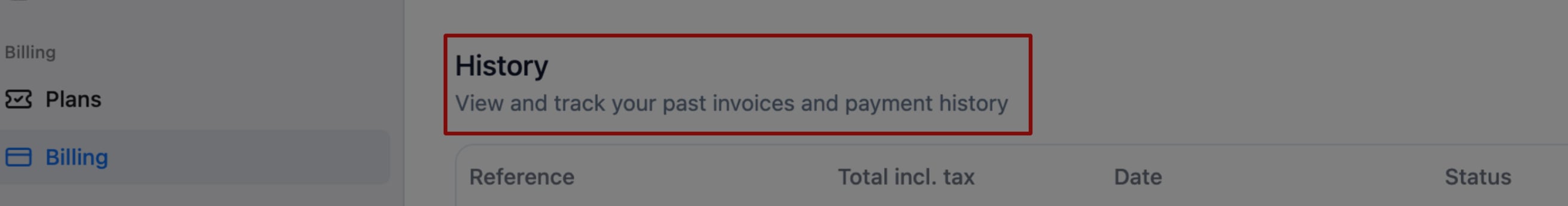 What You Can Do in the Billing Section screenshot 3