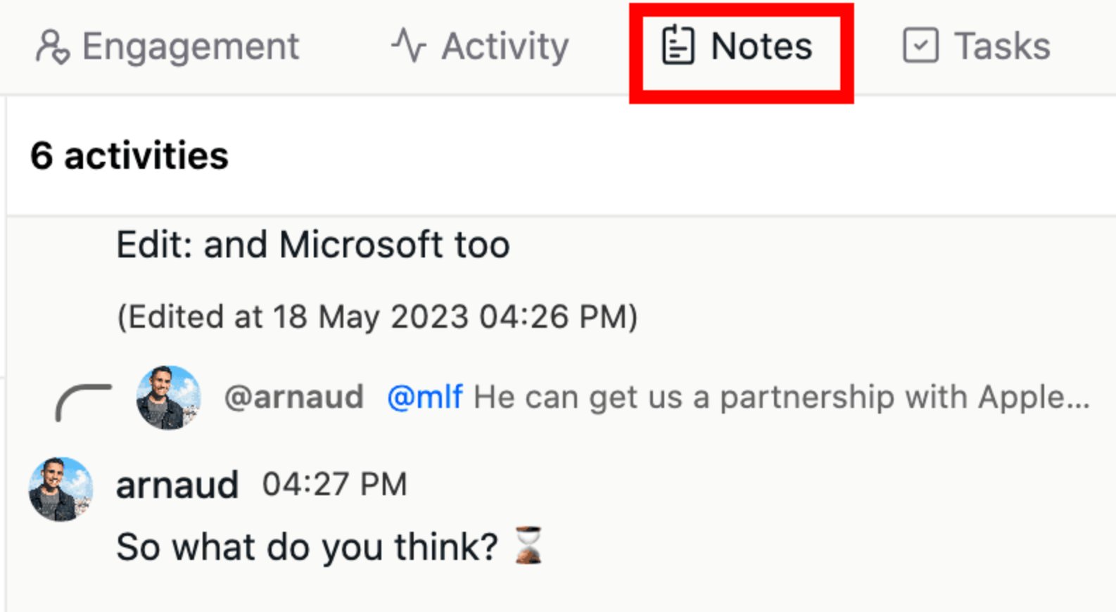 How do I create, edit, and reply to notes? screenshot 1