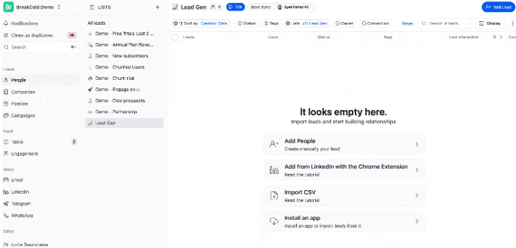 How to Use the People Section screenshot 2