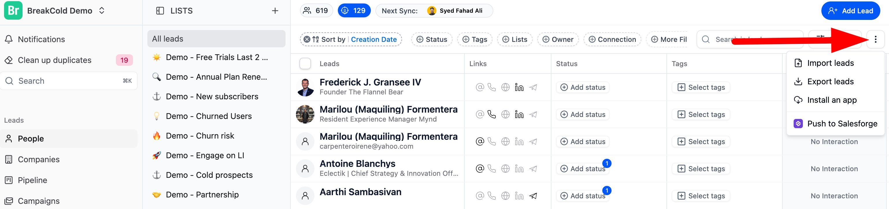 How to Use the People Section screenshot 4