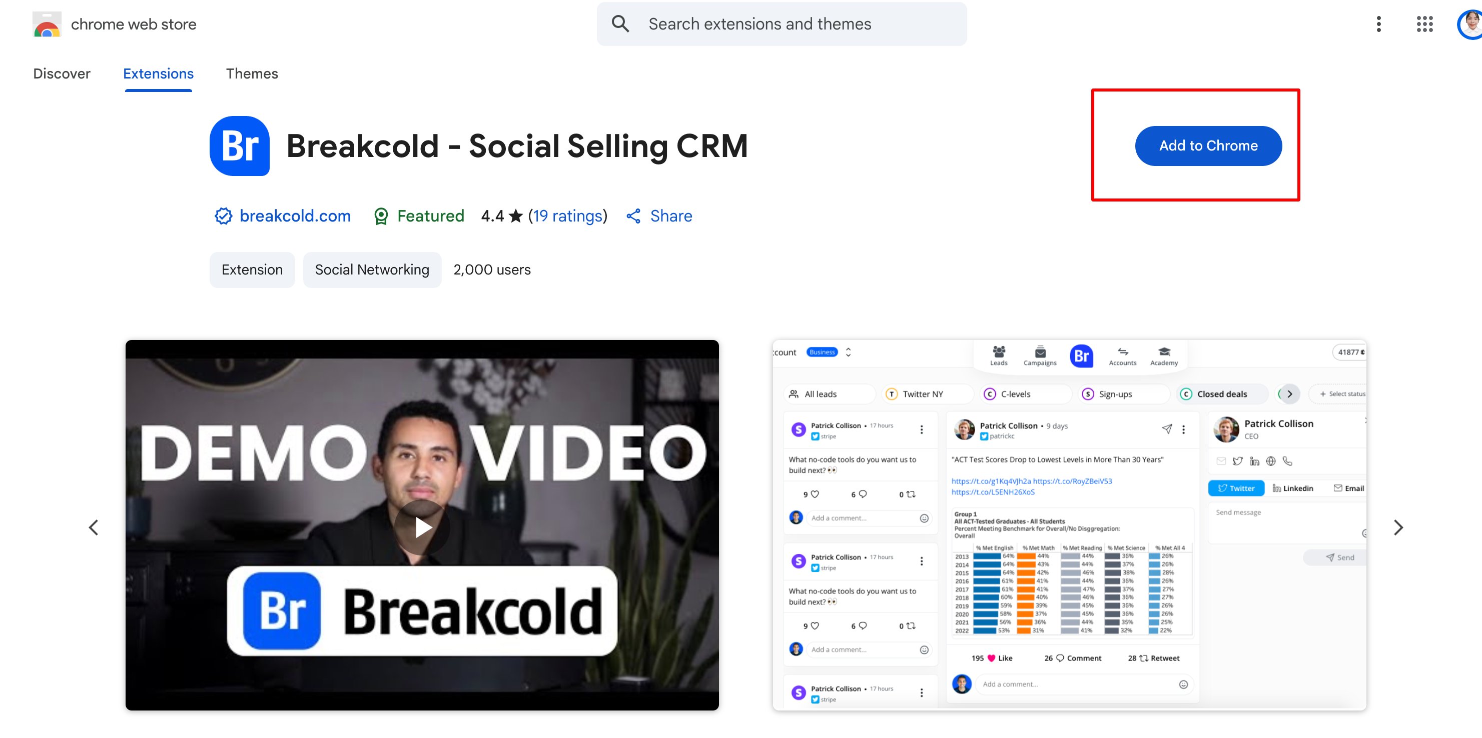 How do I install the Breakcold LinkedIn extension? screenshot 1
