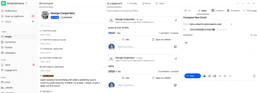 What are 'Icebreakers' in Breakcold? screenshot 1