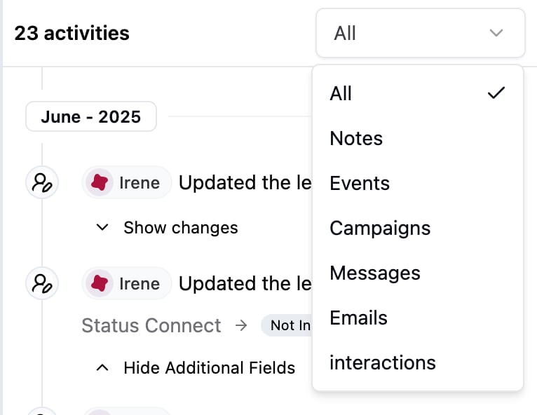 What counts as an activity? screenshot 1
