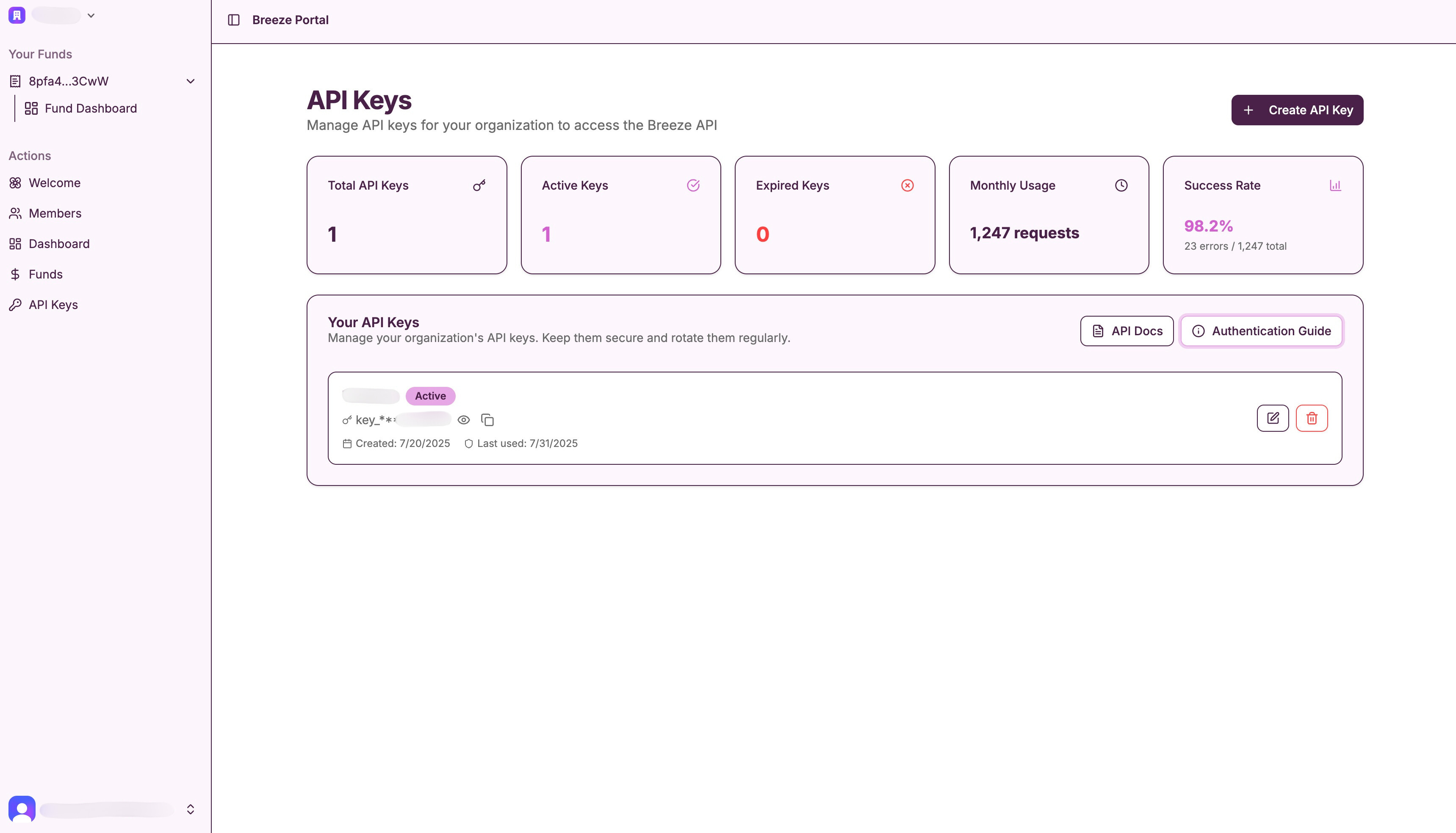 API Usage Analytics Dashboard