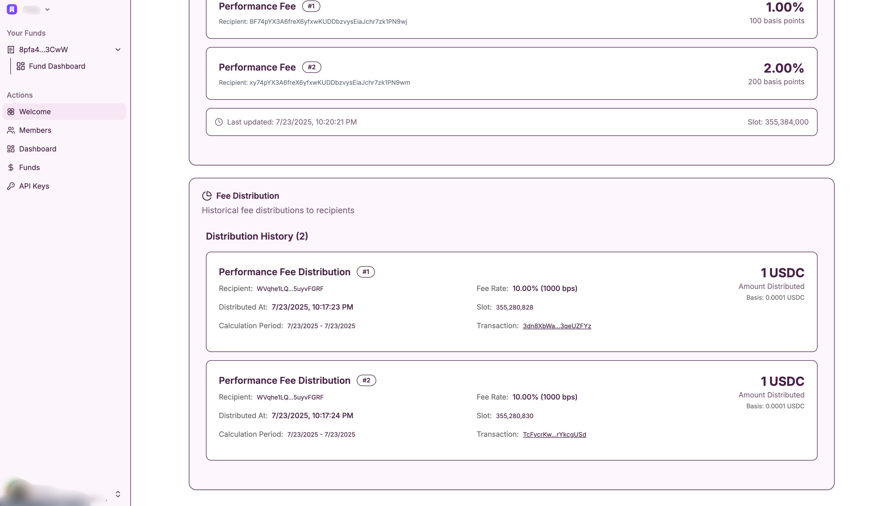 Member Management Interface