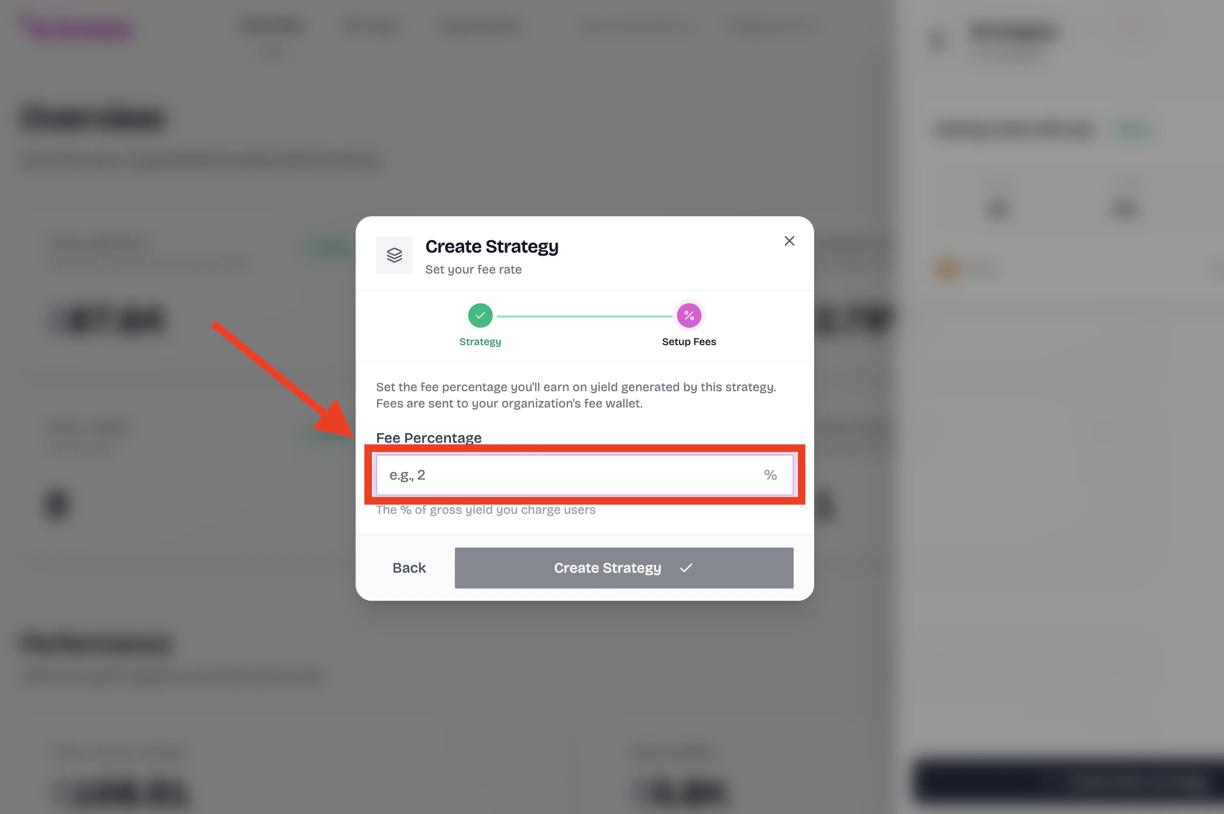 Set Up Fee Distribution