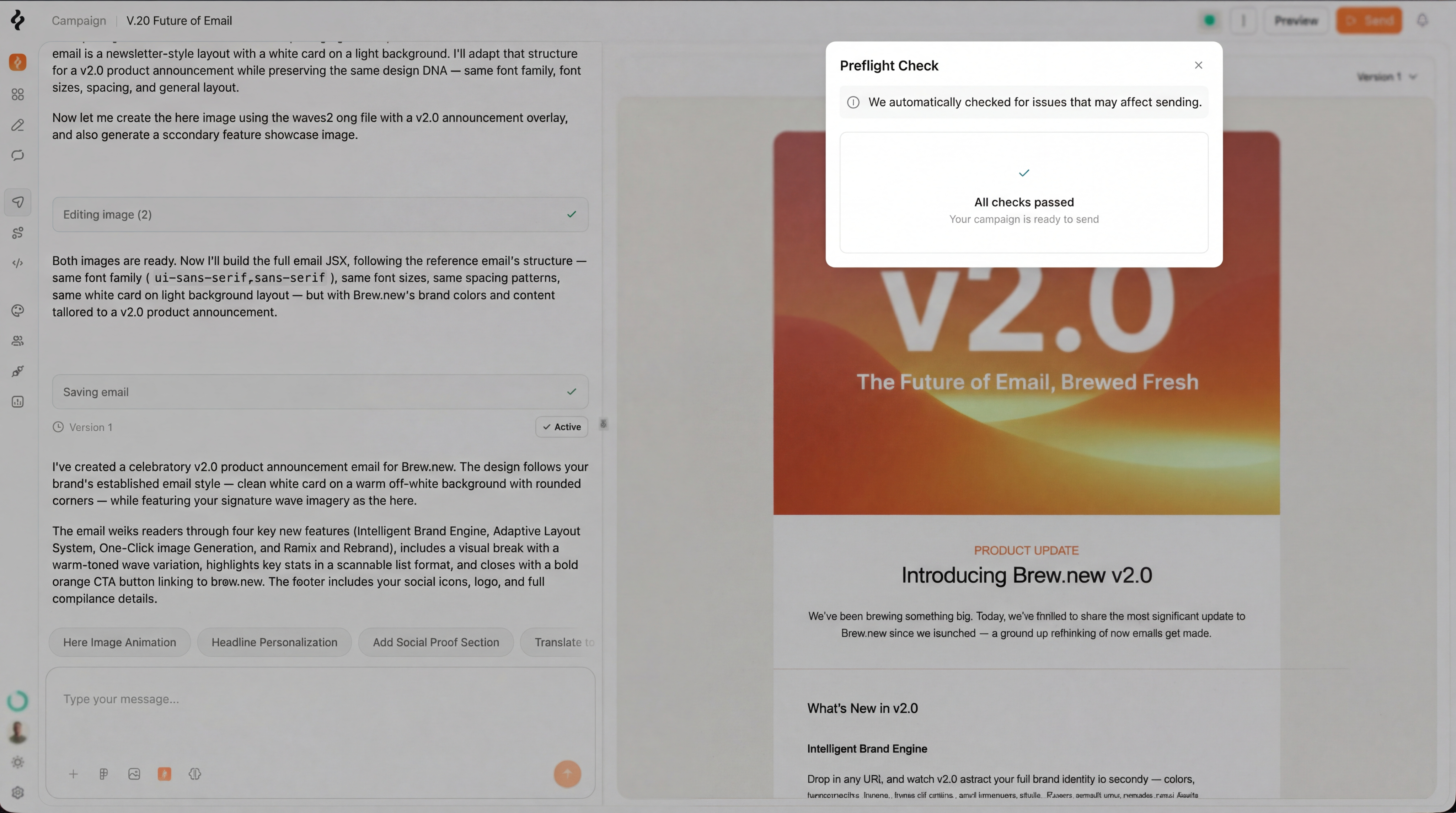 Preflight checks in Brew
