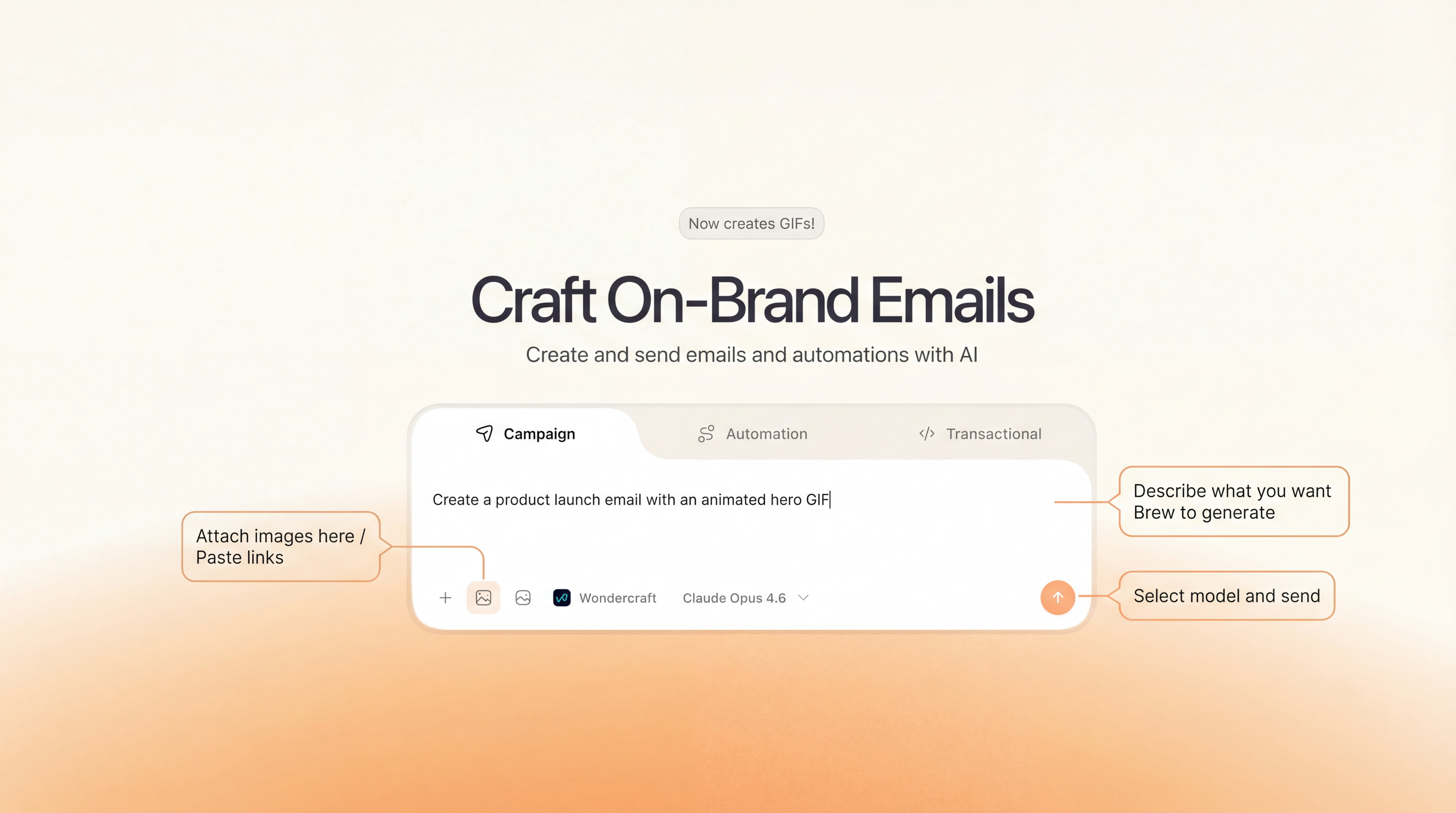 Prompt guide in Brew