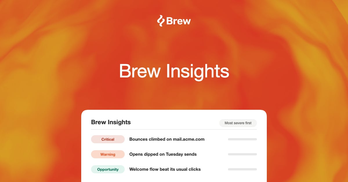 Brew Insights