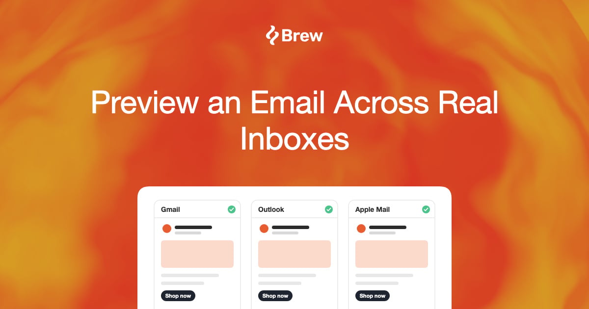Preview an Email Across Real Inboxes