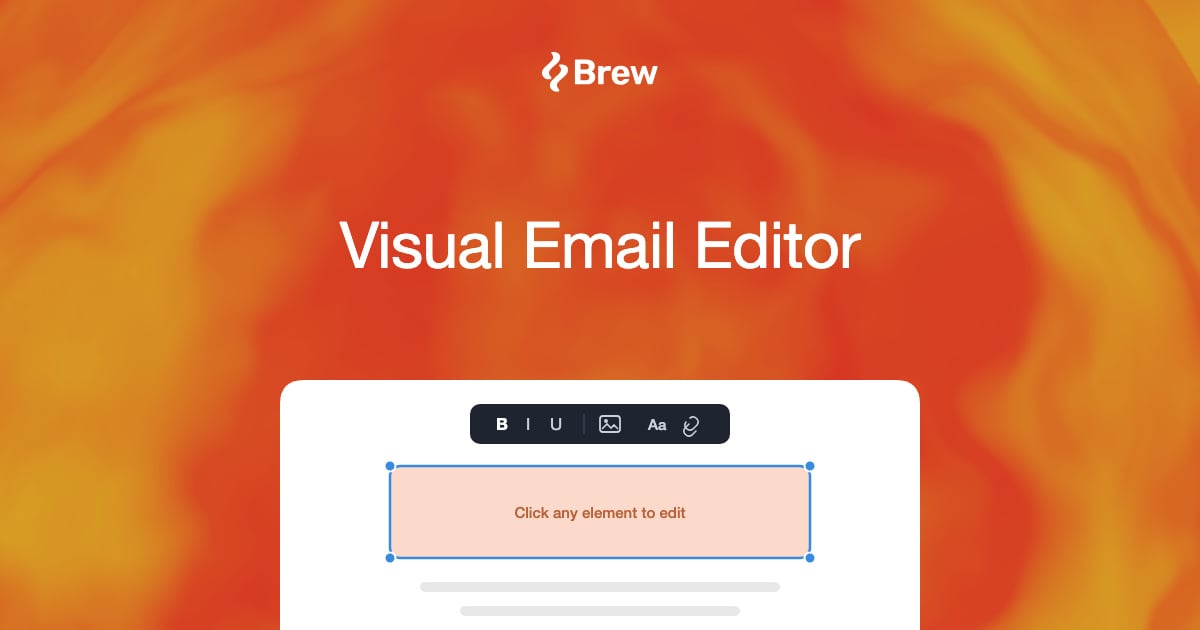 Visual Email Editor