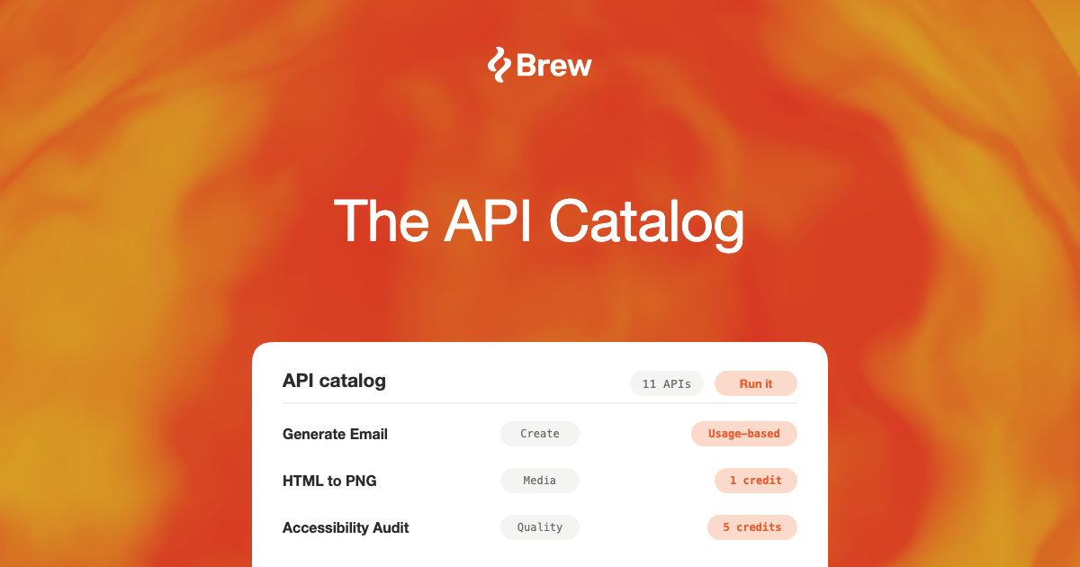 The API Catalog