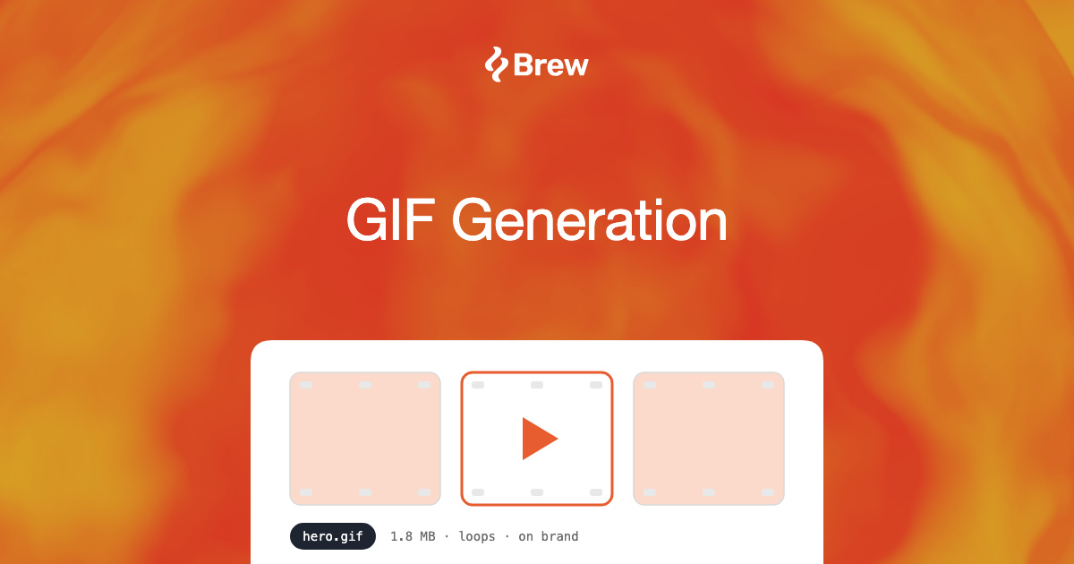 GIF Generation