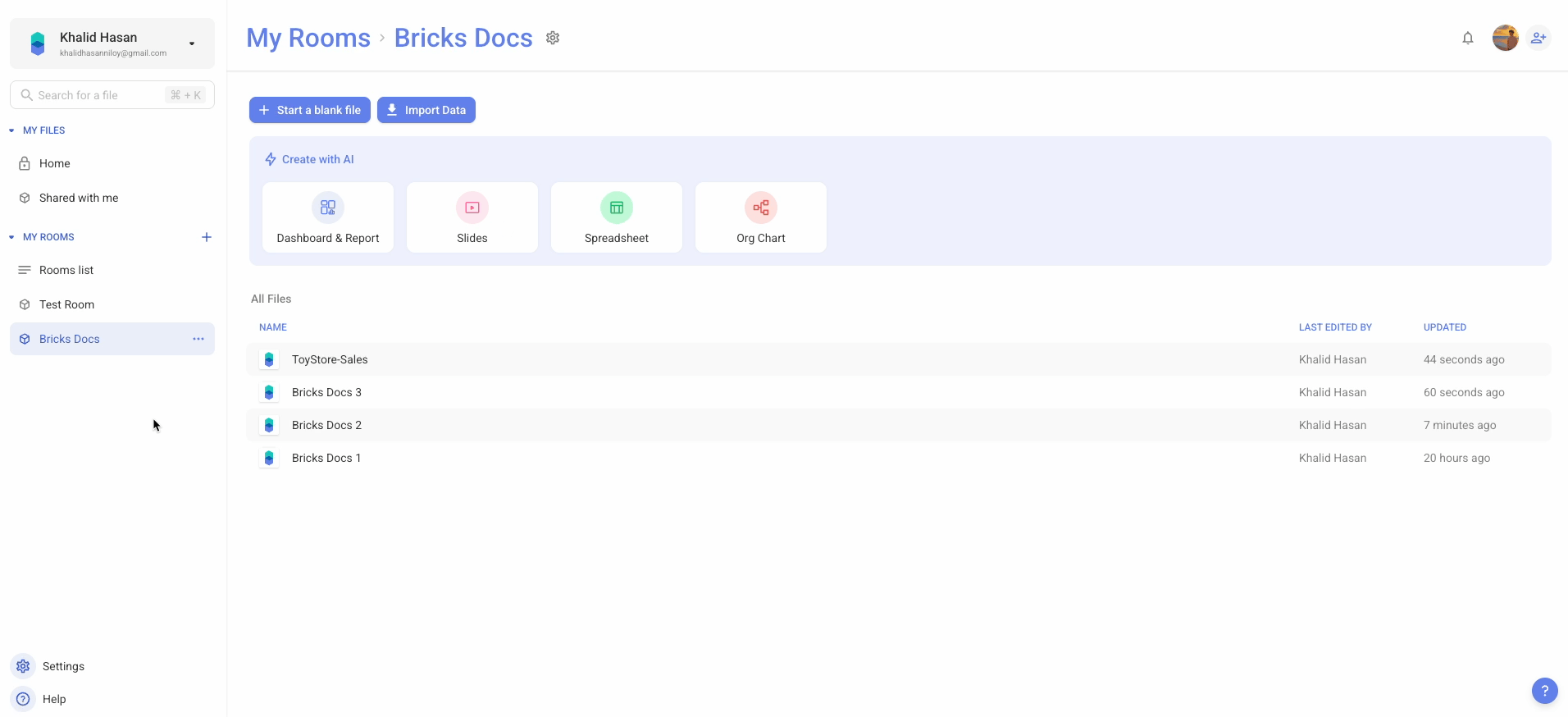How to create Slides in Bricks