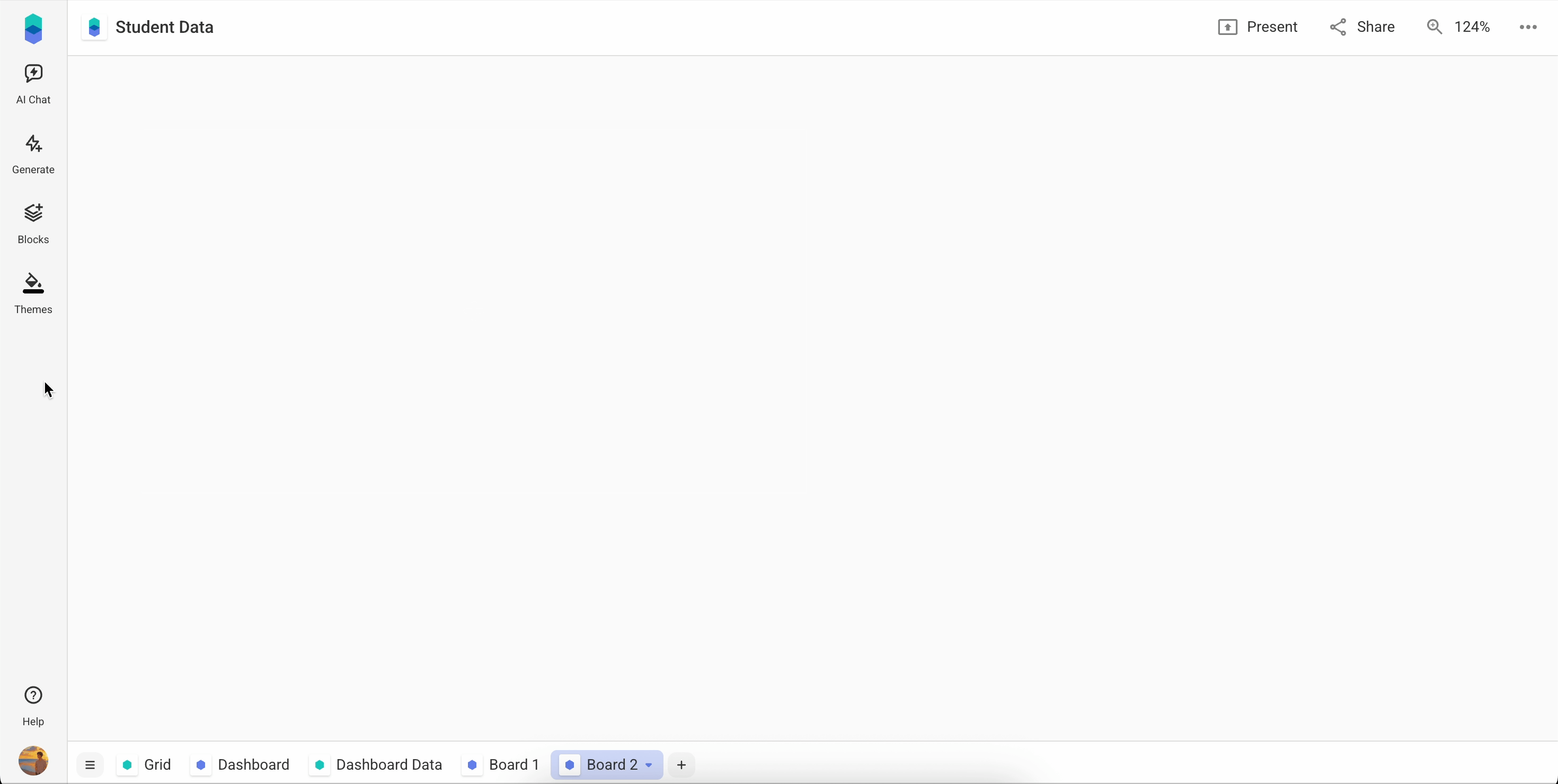 Adding charts in chart blocks