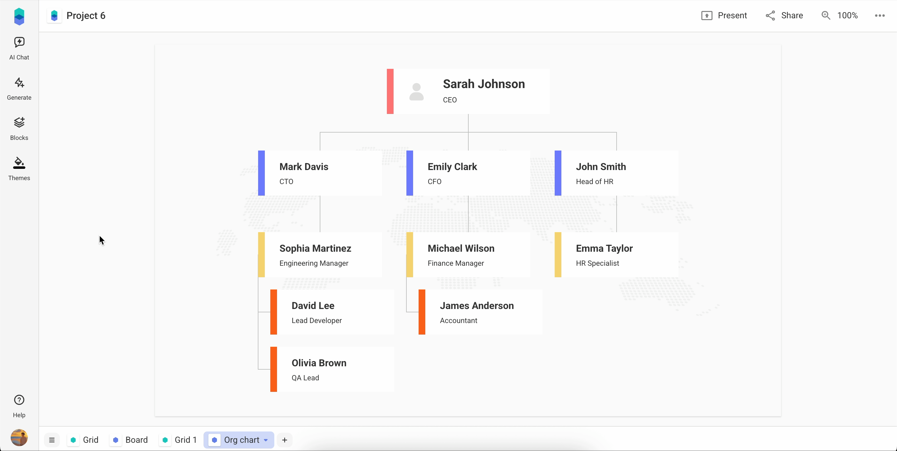 How to add images to an existing Org Chart in Bricks