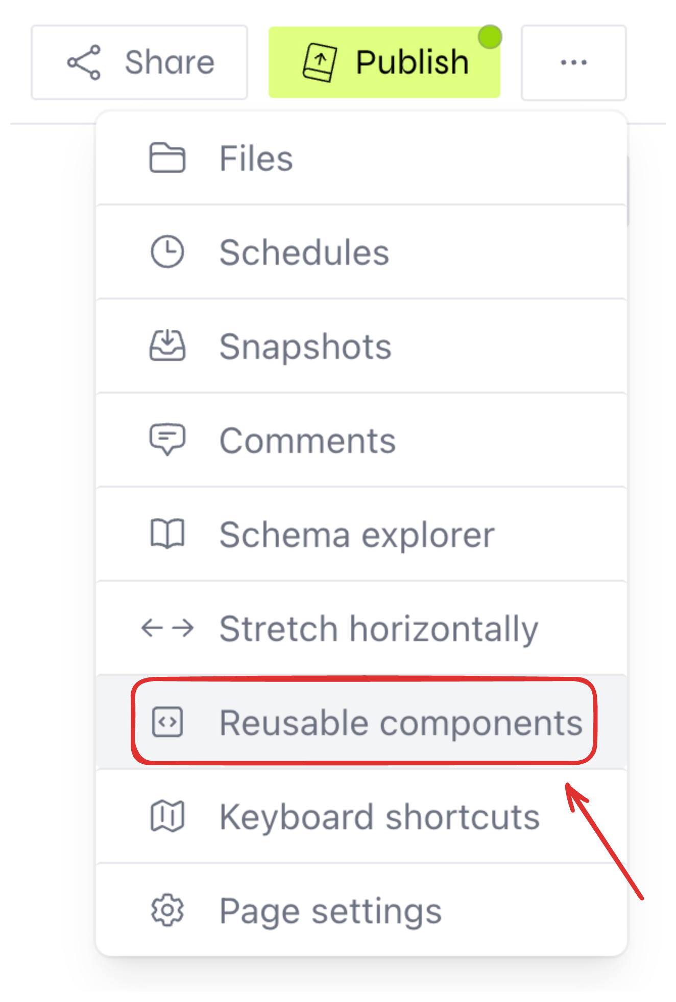 Reusable components - Briefer