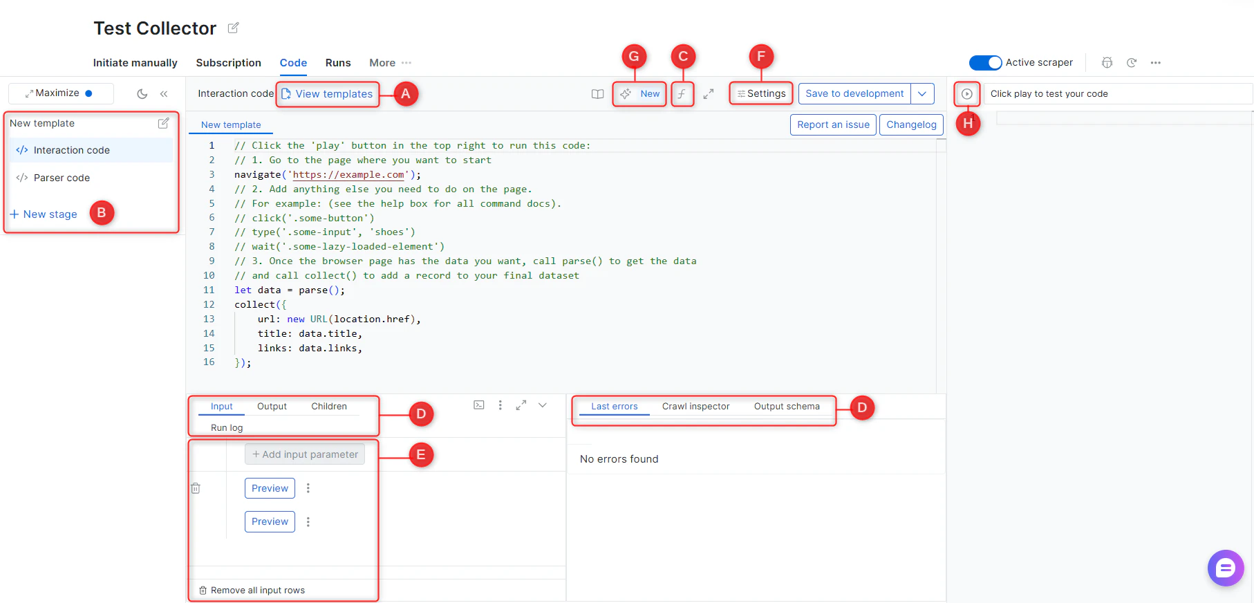 Light mode interface