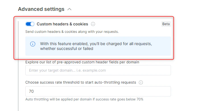 Enable Premium Domains