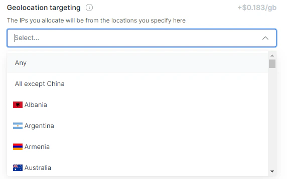 Geolocation Targeting