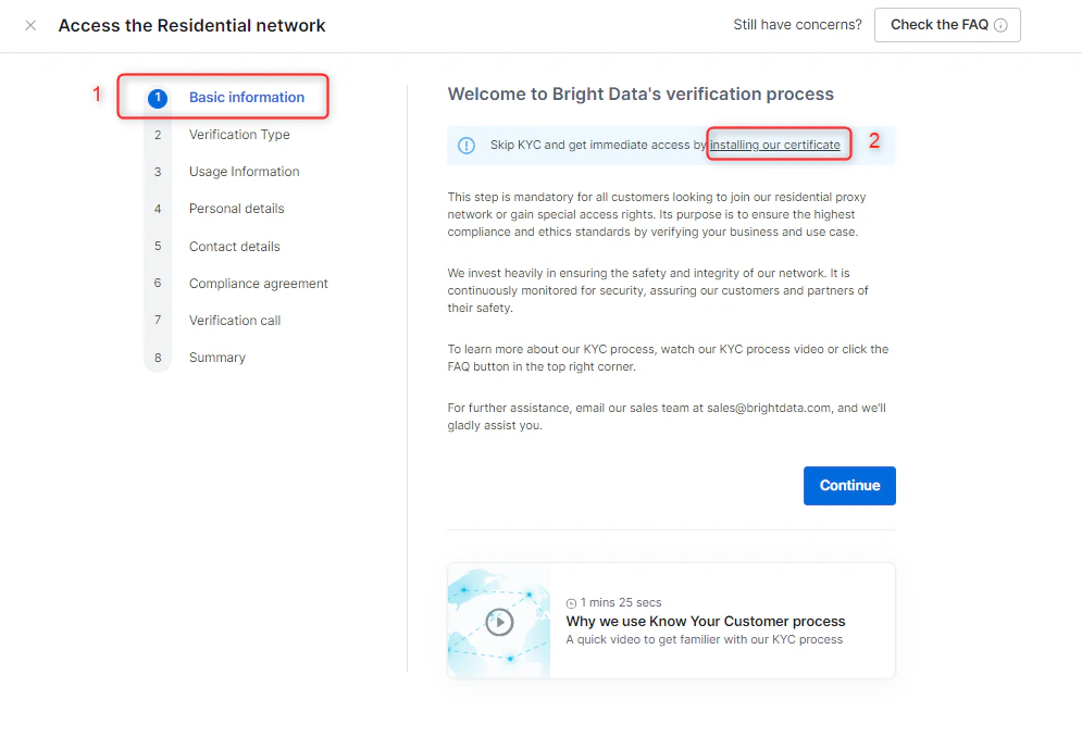 安装我们的证书