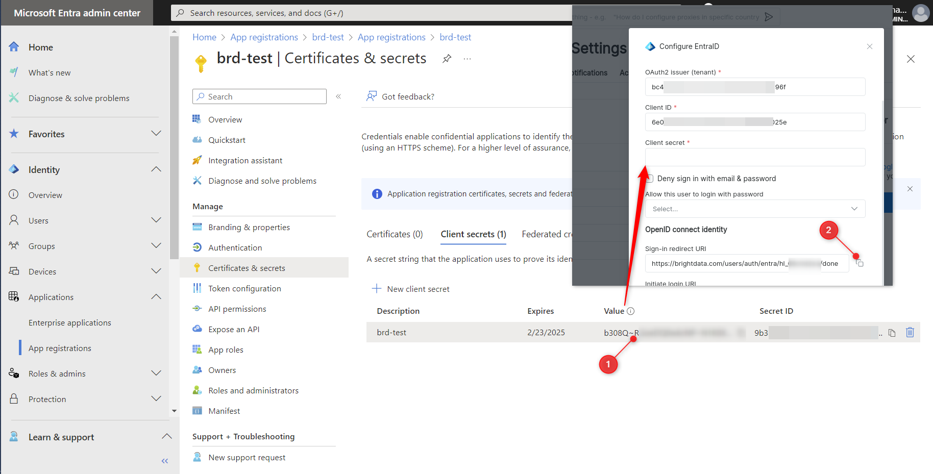 Azure Entra ID SSO Setup - Bright Data Docs