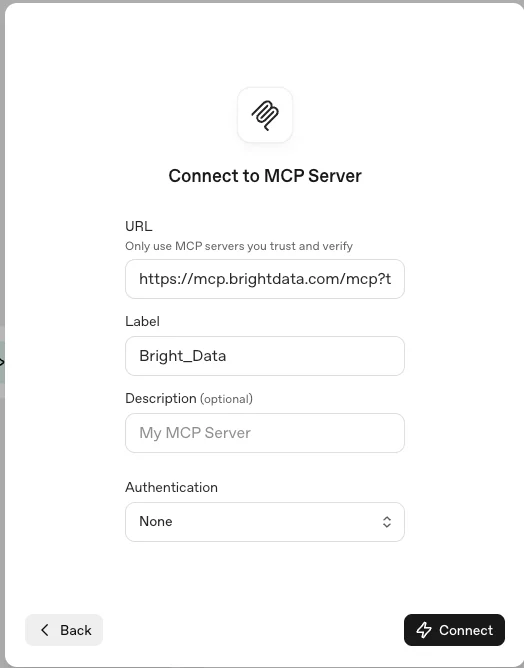 Agent Builder MCP Server Integration