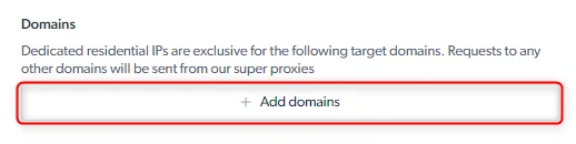 Domains