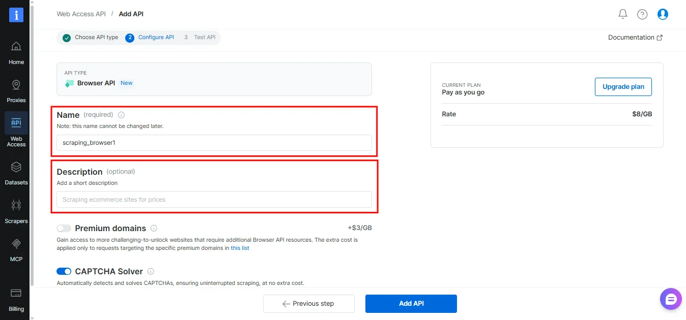 Create an API