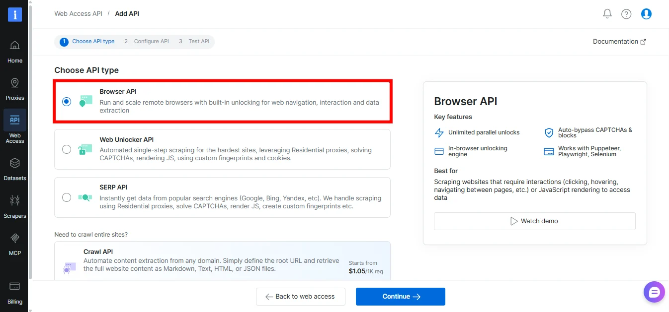 Create an API