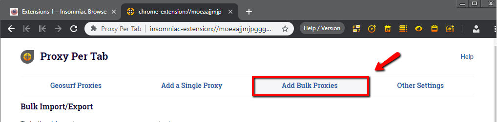 Proxy Manager Integration