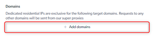 Domains