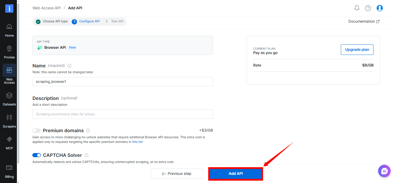 Create an API