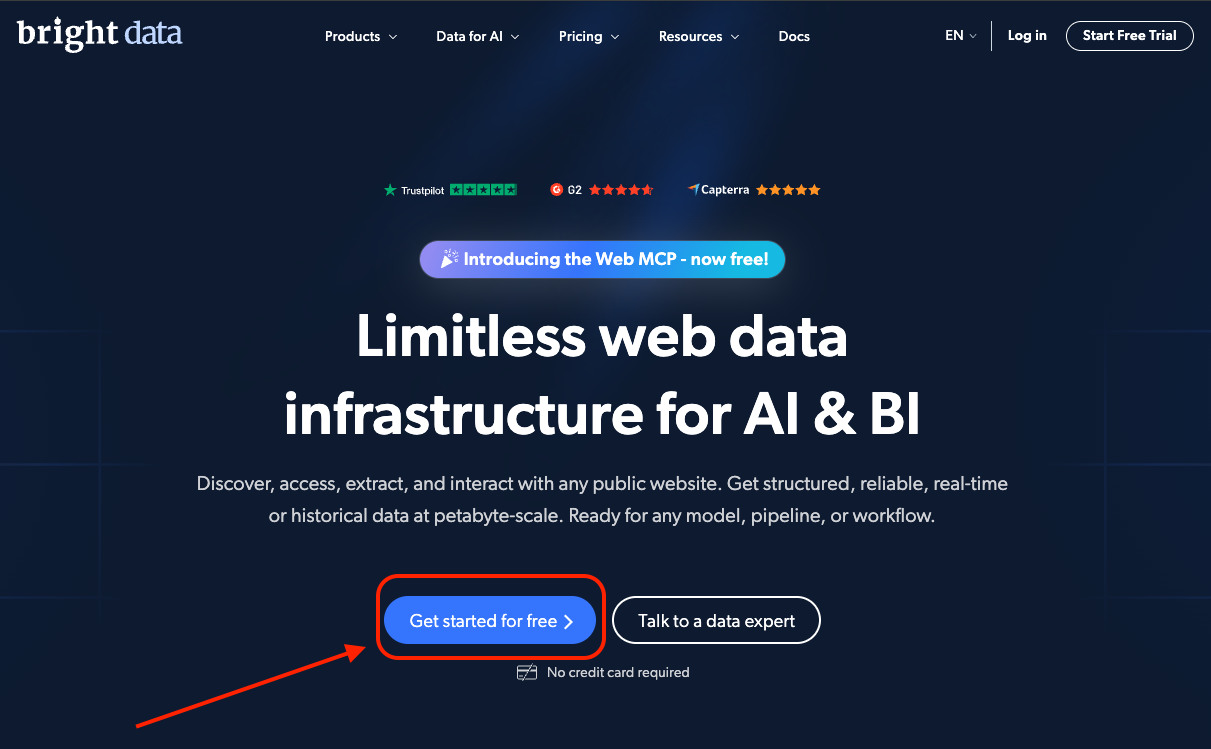 Bright Data Registration