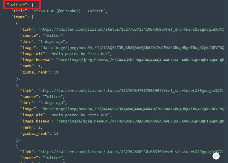 Twitter-JSON