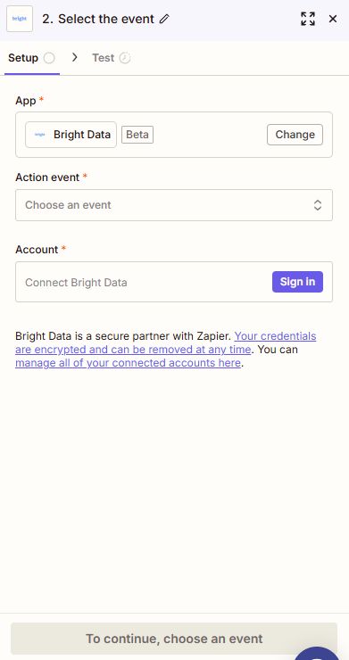 zapier-action-setup