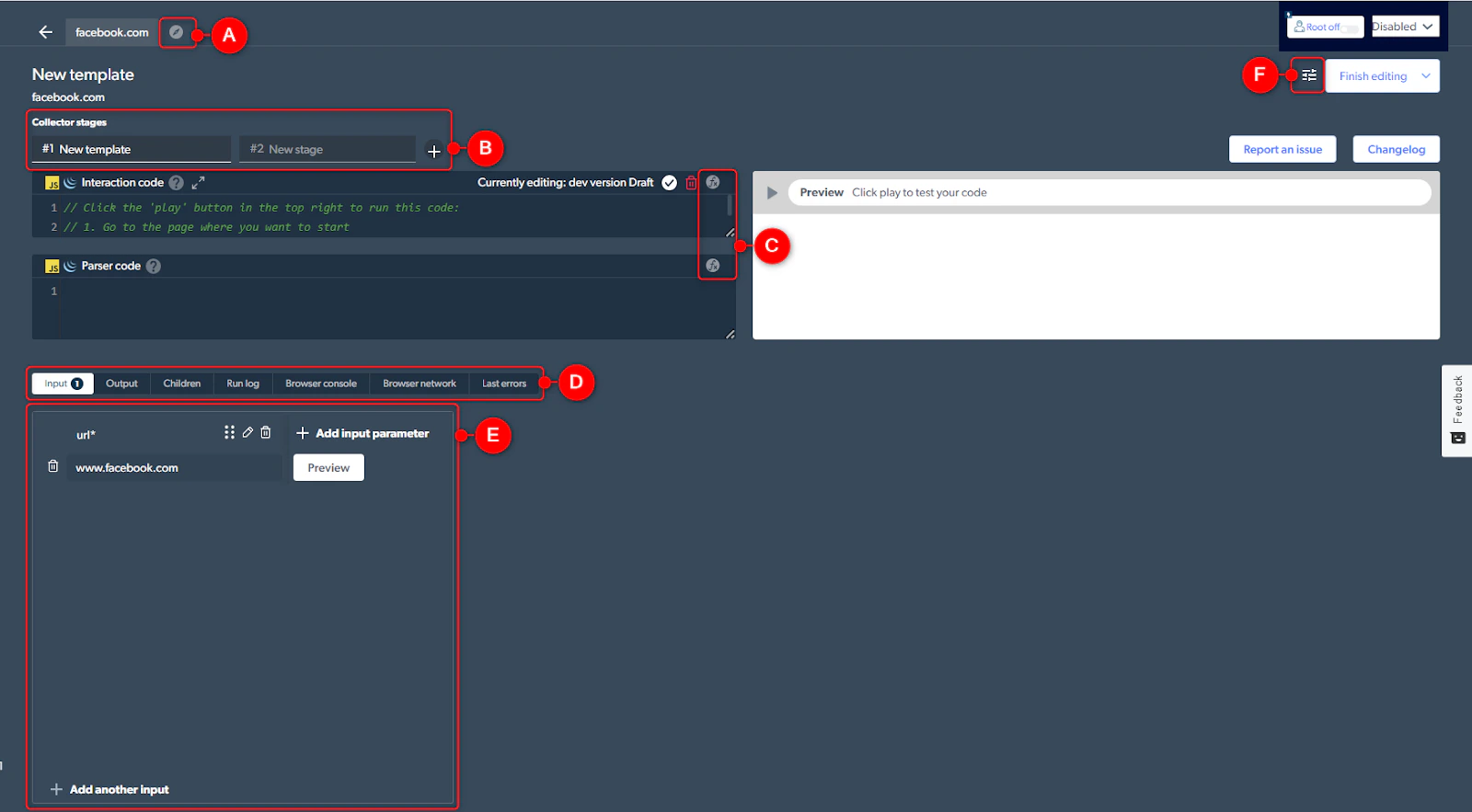 Get to know the IDE interface - Bright Data Docs